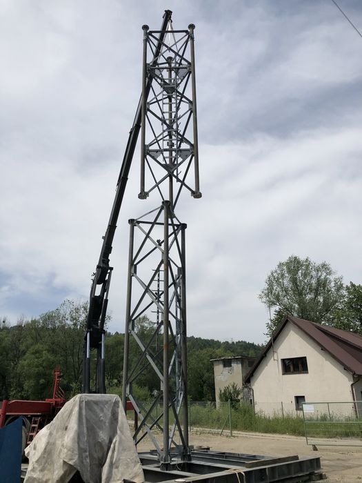 Wieża, konstrukcja stalowa pod reklamę, BTS, turbinę wiatrową
