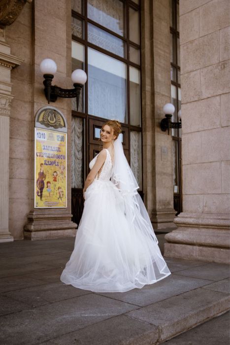 Весільна сукня + фата у подарунок