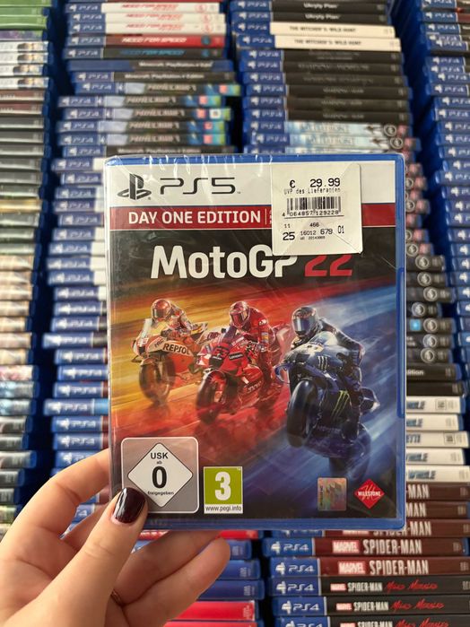 Гра MotoGP 22  на ps5, диск з грою на пс 5, ліцензія