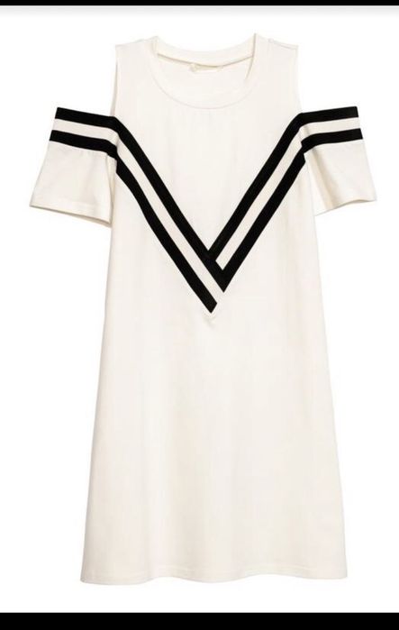 Сукня плаття біле котон хлопок нове hm h&m xs s m