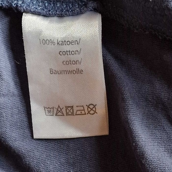 Letnia koszulka unisex szaro-niebieska Mind, t-shirt L size