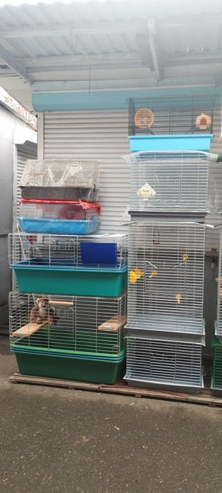 Клiтки для гризунів та птахiв