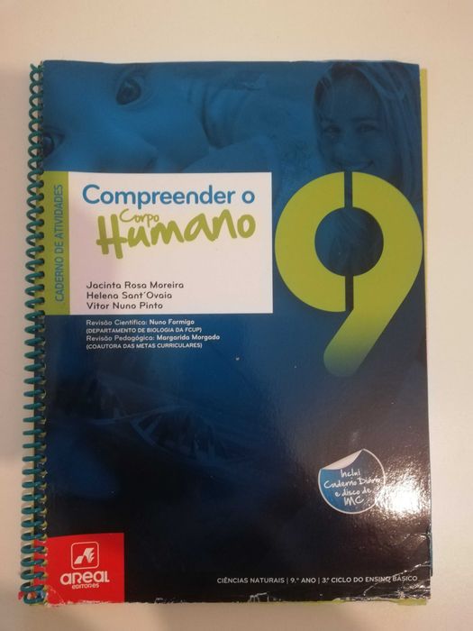 Compreender o Corpo Humano - Ciências Naturais - 9.º Ano + Caderno