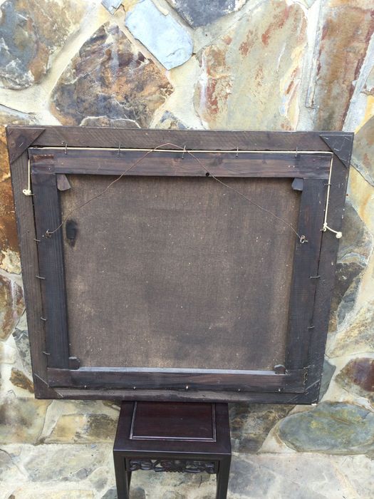 Pintura a óleo Pinto da Silva Assinada 1986 Original