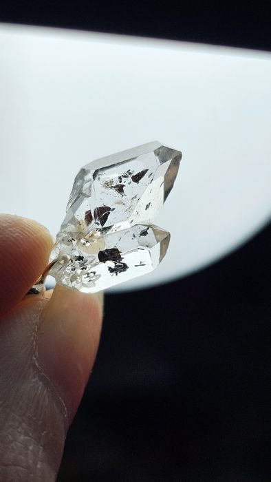 Wisiorek Kwarc Herkimer