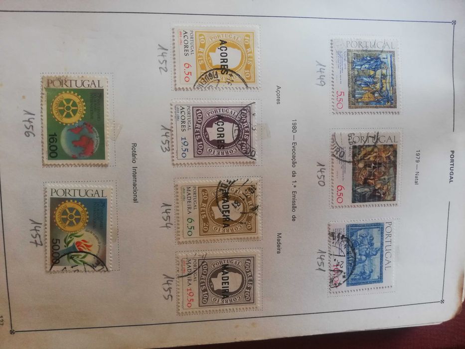 Coleção de selos portugueses
