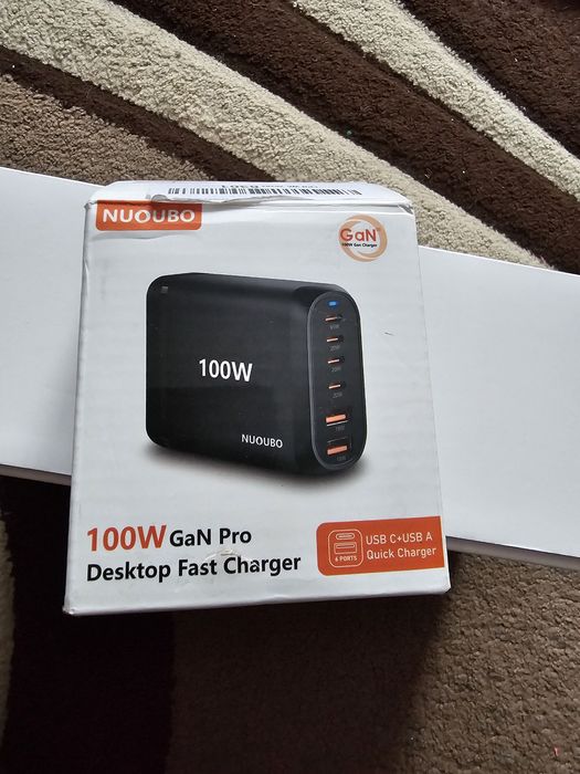 Зарядний пристрій Nuoubo 100W GaN Pro