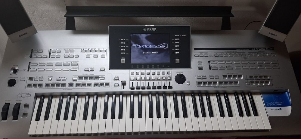 Yamaha tyros 4 case głośniki, stan bdb midi style