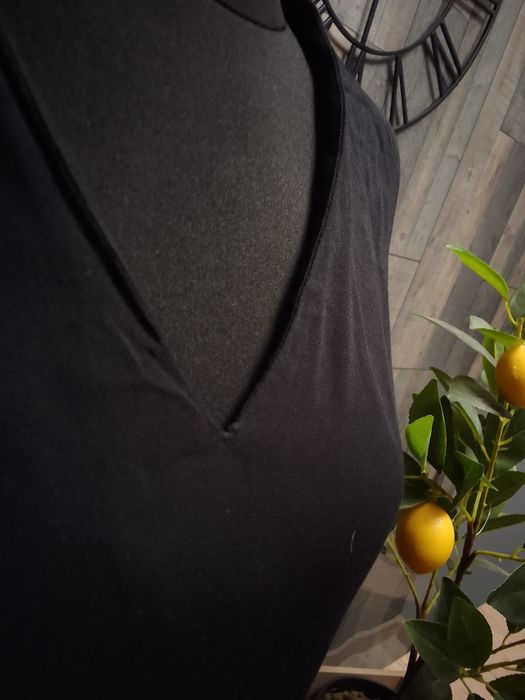 &Other Stories czarna bluzka szerokie rękawy M