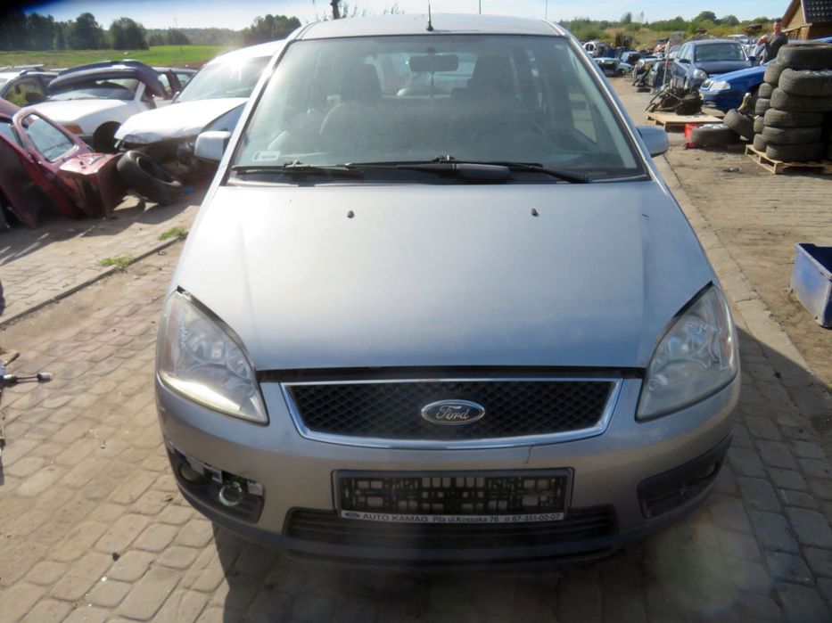 MASKA ZDERZAK BŁOTNIKI LAMPY FOCUS C-MAX D1  FORD 2003-2007 MACHINE SILVER PRZÓD KOMPLETNY