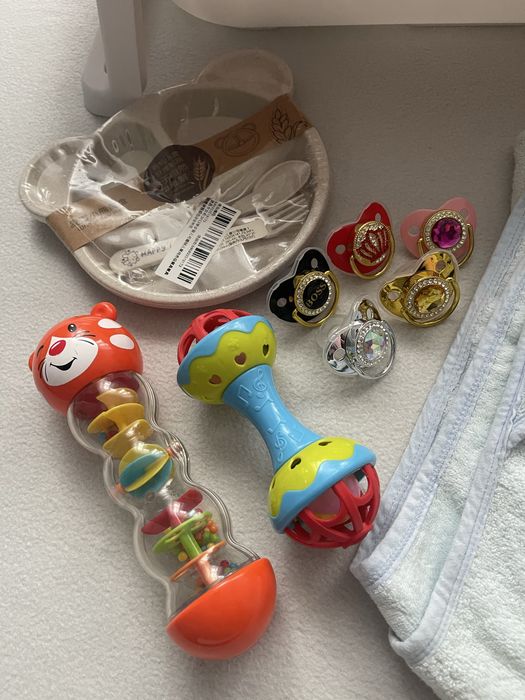 Большой набор для малыша! Ванночка, соска, матрасик, бутылочка