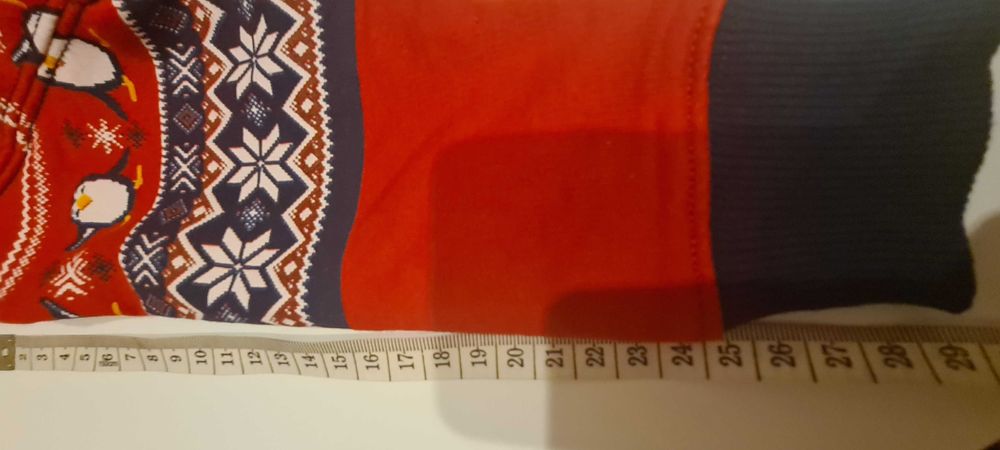 pajacyk święta mikołaj unisex rozmiar 74-80