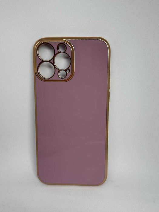 Iphone 13 PRO MAX Etui Case Obudowa Fioletowo-Złota kod 1039