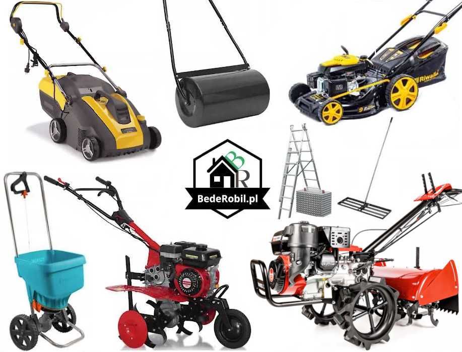 Wynajem wertykulator, glebogryzarka, walec, rozsiewacz, siewnik
