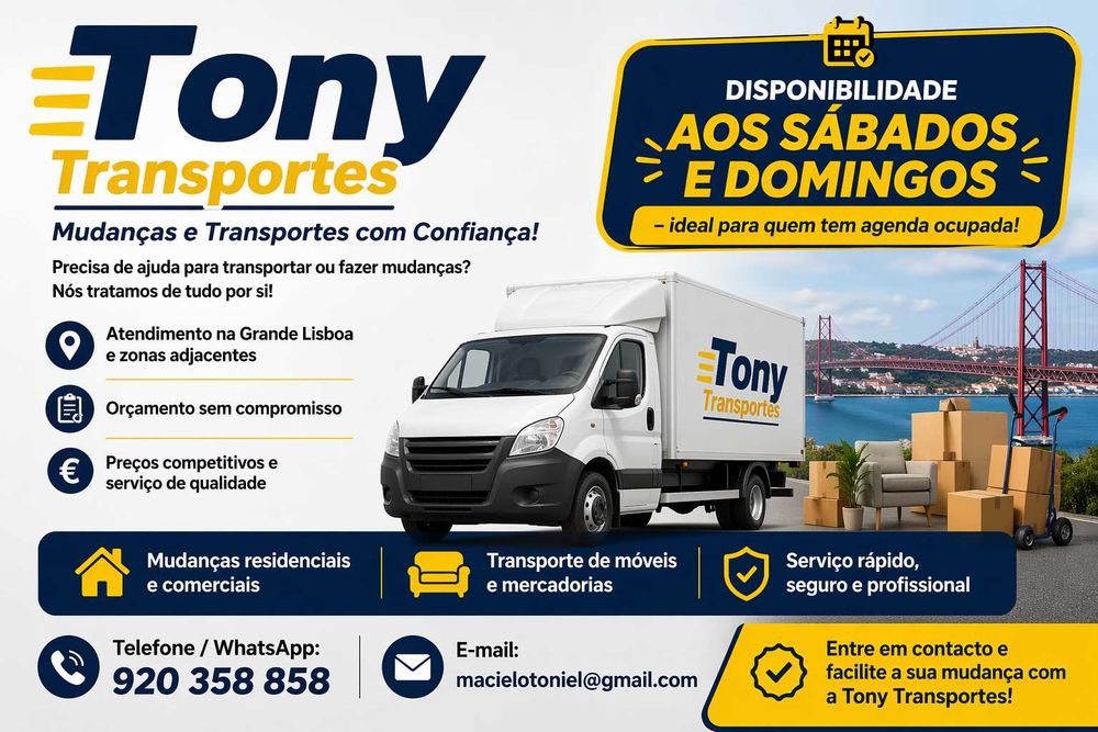 Faço transportes e mudanças