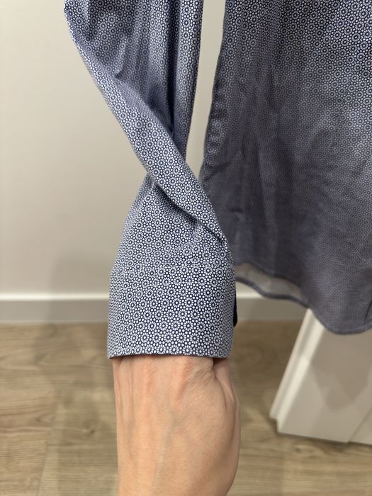 Koszula wzorek bawełna 36