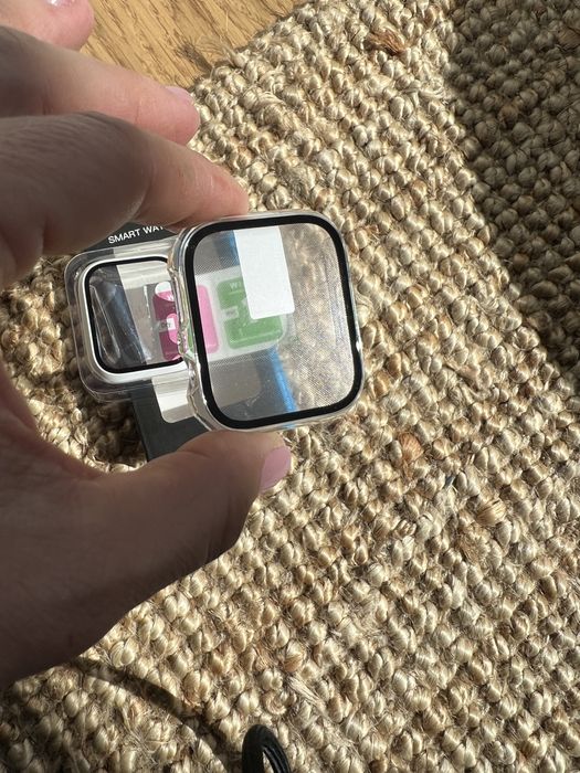 Capas Protectoras com vidro temperado Apple Watch 45mm