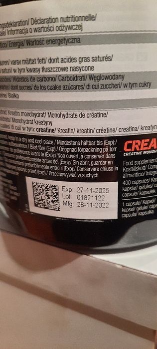 Creatine 1250 добавка пищевая