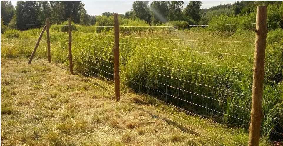Ogrodzenie z siatki leśnej, budowlane, sadownicze