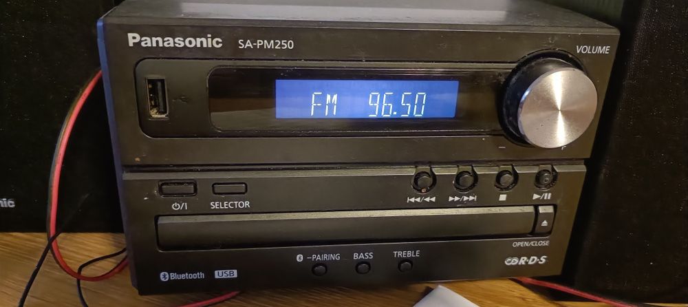 Panasonic SA-PM 250 czarna wieża