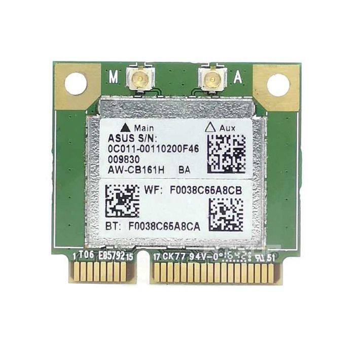 Placa WiFi Asus AW-CB161H + Bluetooth 4.0