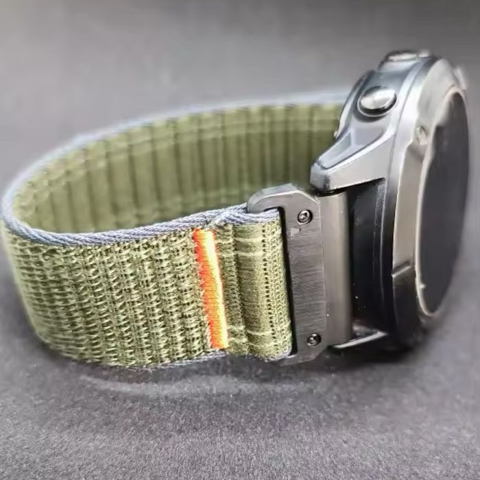 Нейлоновий ремінець Garmin  26мм 22мм браслет на fenix 7x / 7 ремінь на фенікс
