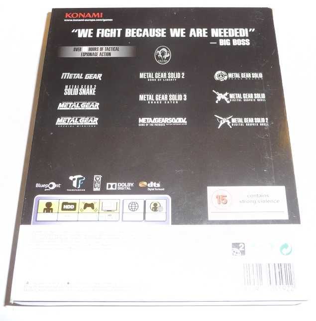 Metal Gear Solid The Legacy Collection PS3 + PS3 Slim = UNIKAT