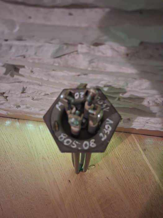 Grzałka Podwójna 1400W/2000W do destylatora nierdzewna bez osłony