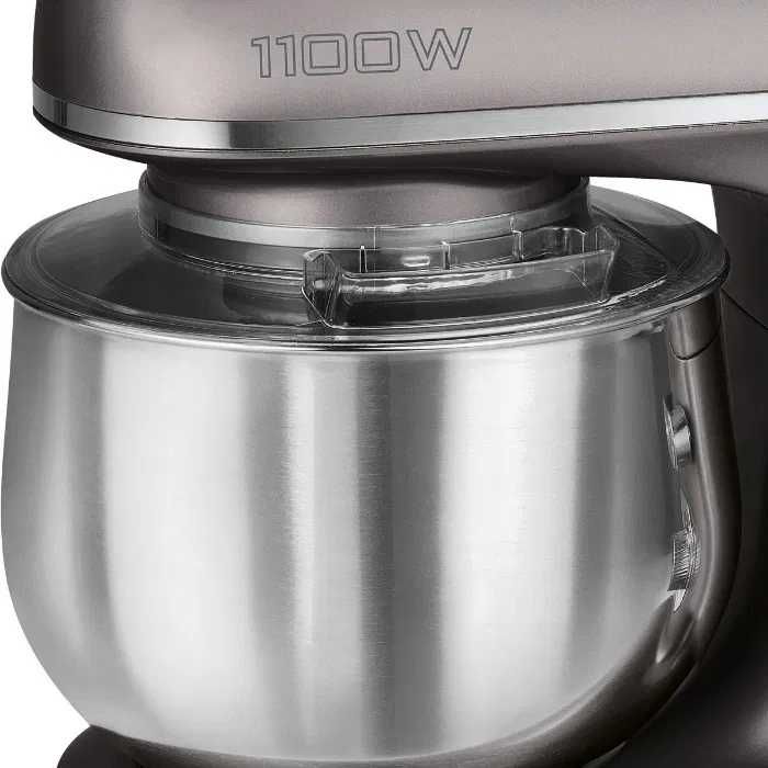 Nowy  Robot Planetarny CLATRONIC KM-3709 Titan Srebrny Mikser 1000W-wa