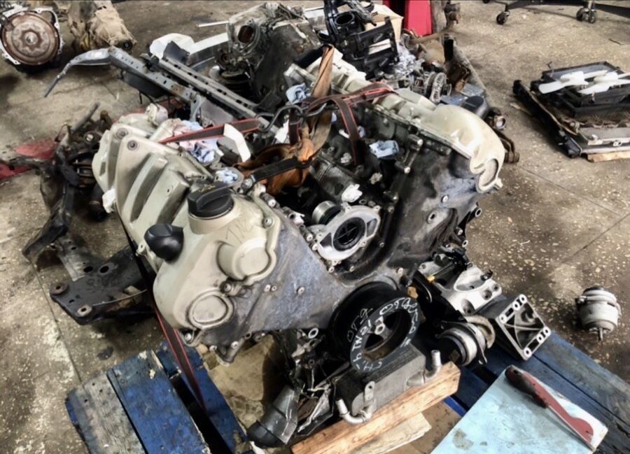 Мотор двигатель разборка Порш 4.8 Porsche