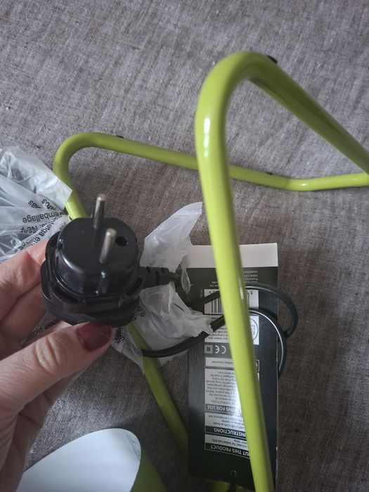 2xLampka/lampki biurkowe do sypialni design oliwkowe