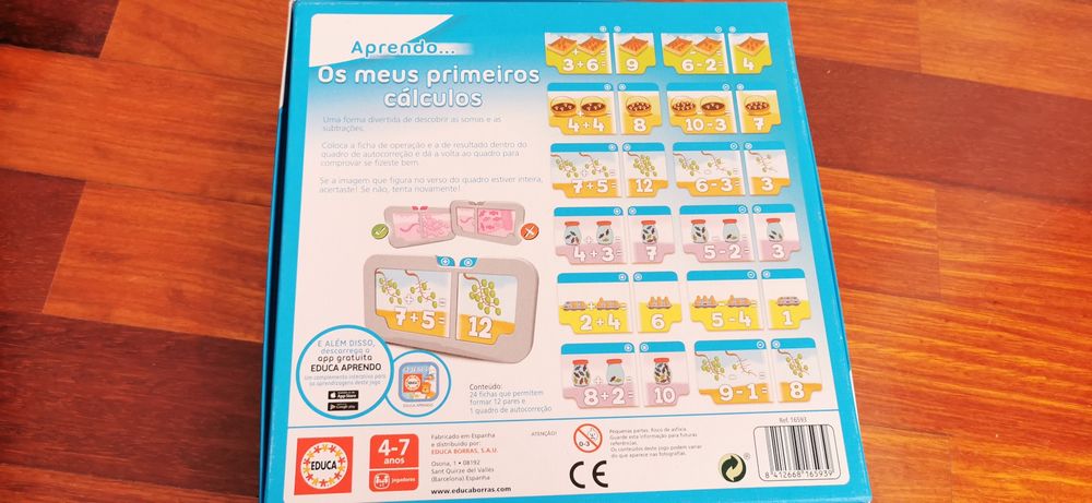 Jogo os meus primeiros cálculos - dos 4 aos 7 anos