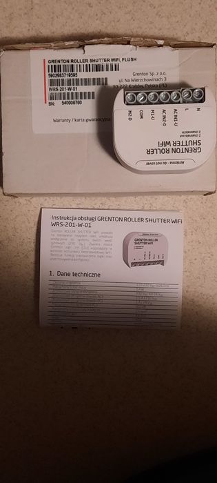 Moduł WiFi do sterowania roletami