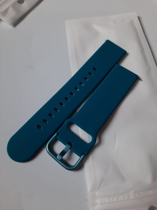 Pasek 20 mm niebieski, biały, czarny