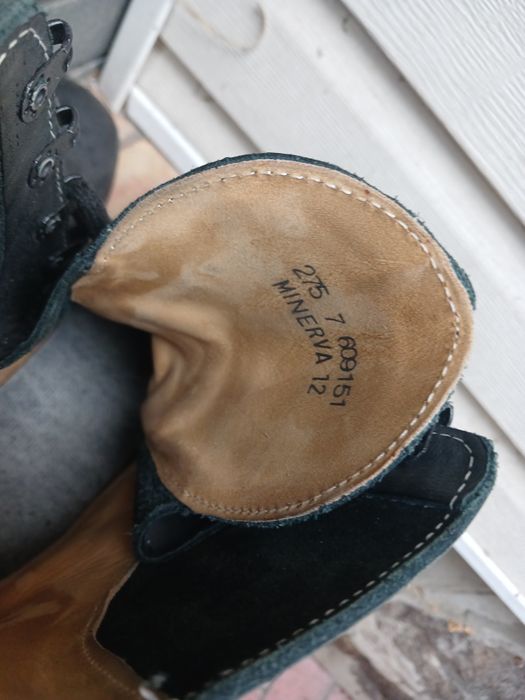 Кожанные берцы.42 размер.