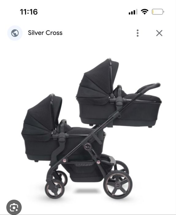 Silver cross Wave eclipse special edition wózek bliźniaczy