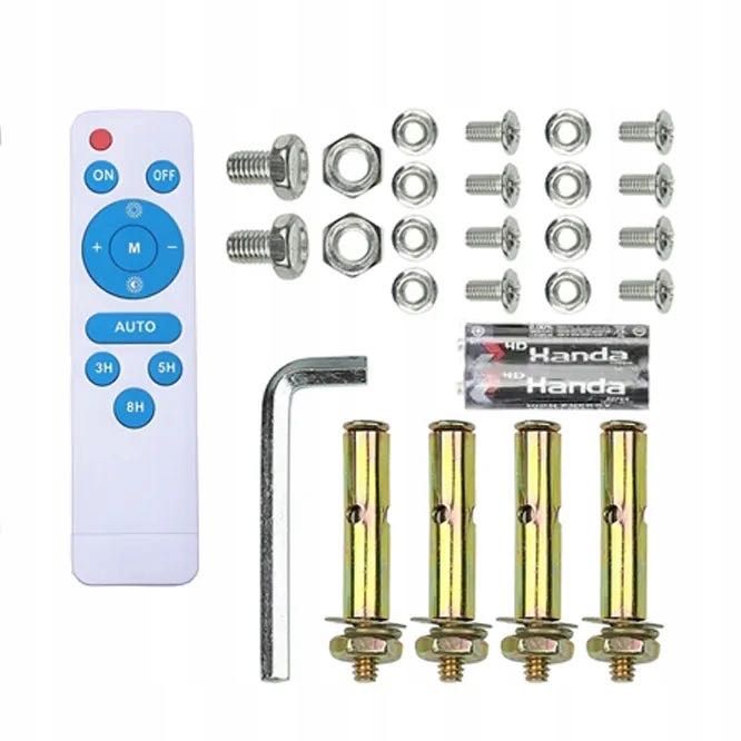 LAMPA SOLARNA 6000W Mocna Uliczna Latarnia NA SŁUP Ogrodowa LED