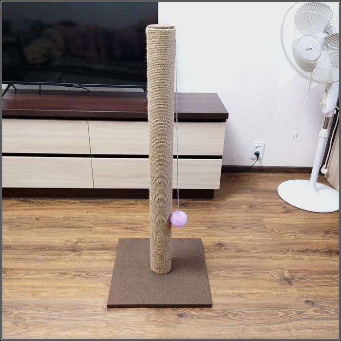 кігтеточка 120см,  когтеточка ,товстий стовп,широка основа.