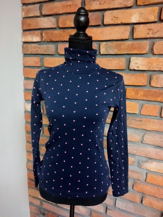 Bluzka z golfem granatowa rozm.158cm