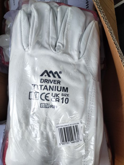 Перчатки рабочие кожаные DRIVER TITANIUM