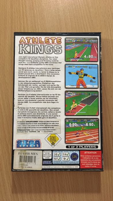 Sega Saturn Athlete Kings