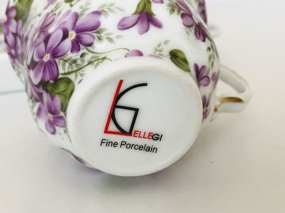 Кавова/чайна пара з тацею LG elleGI Fine Porcelain