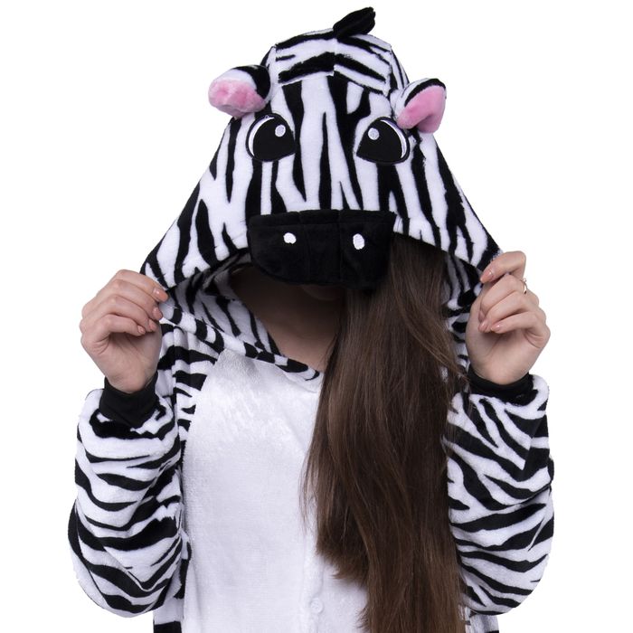 Piżama Kigurumi Kombinezon Przebranie Zebra L 165-174 cm