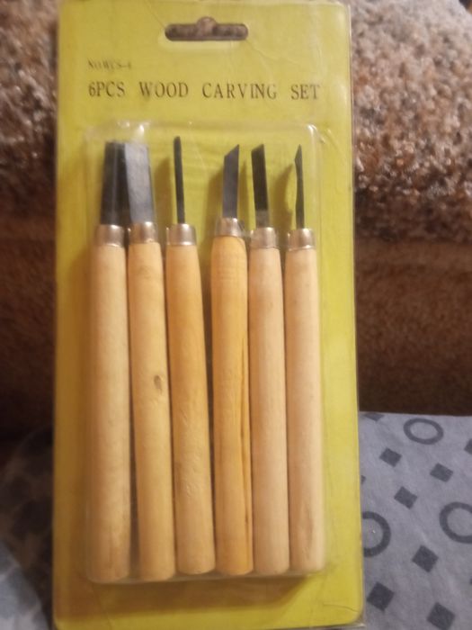 Резцы по дереву 6 штук