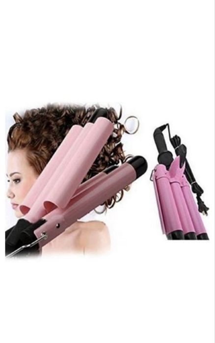 Плойка потрійна для завивки волосся