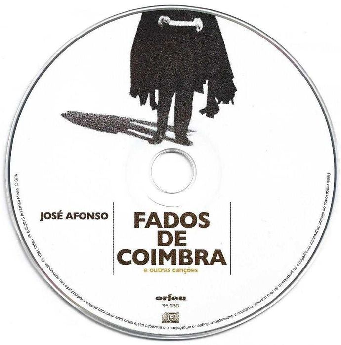 José Afonso	- - - - -		Fados de Coimbra e Outras Canções	- - - - -	CD