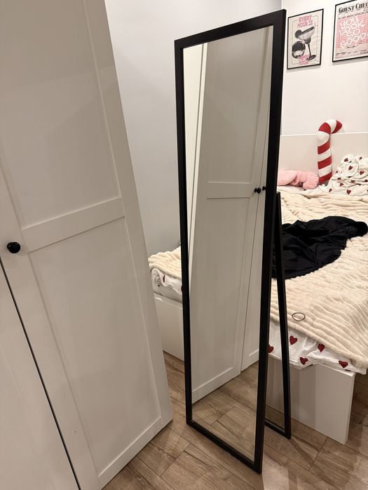 duze lustro czarne bez wad