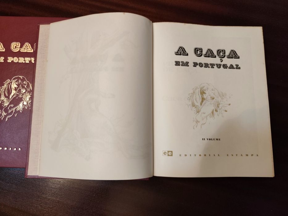 A caça Portuguesa ( 2 volumes )