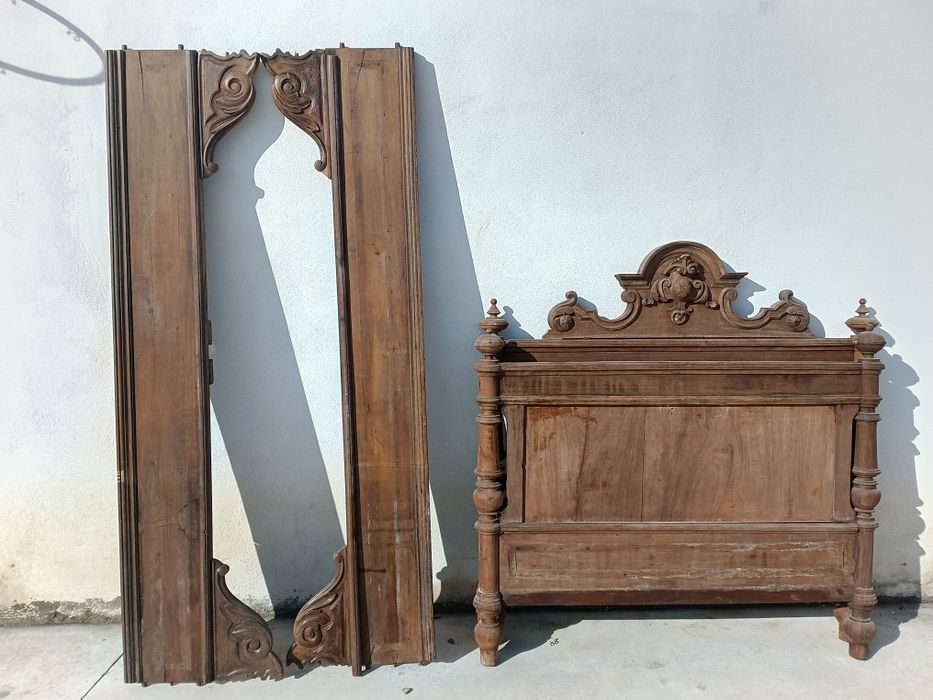 Cama antiga século XIX