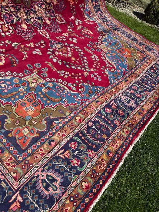 Nowy Dywan Wełniany Kaszmirowy Perski Iran Keshan 385x300
